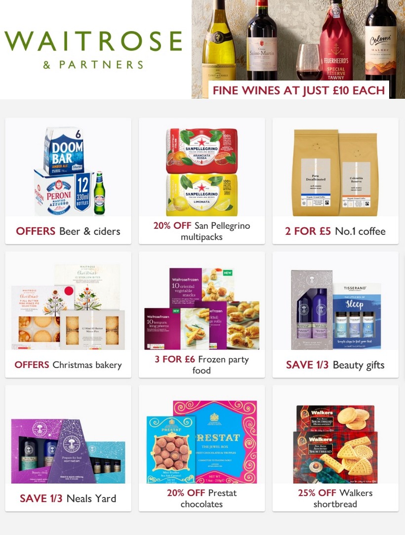 Waitrose Offers & Special Buys from 12 December