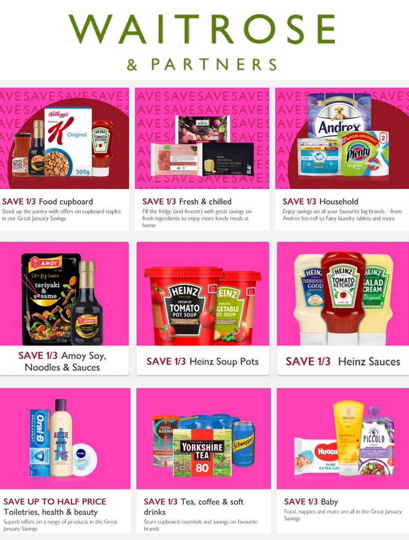 Waitrose Offers & Special Buys from 3 January