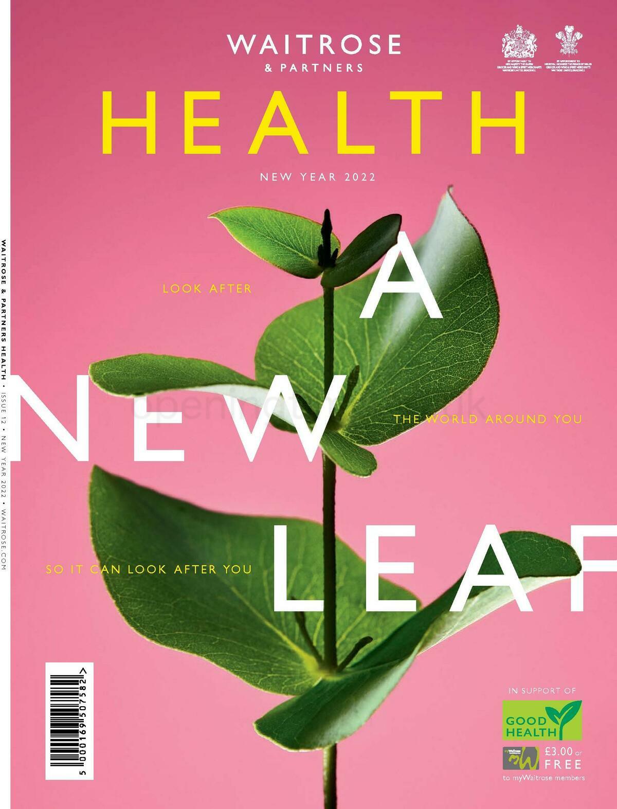 Waitrose Health New Year 2022 Offers & Special Buys from 1 January