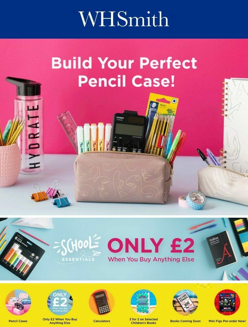 WHSmith from 29 August