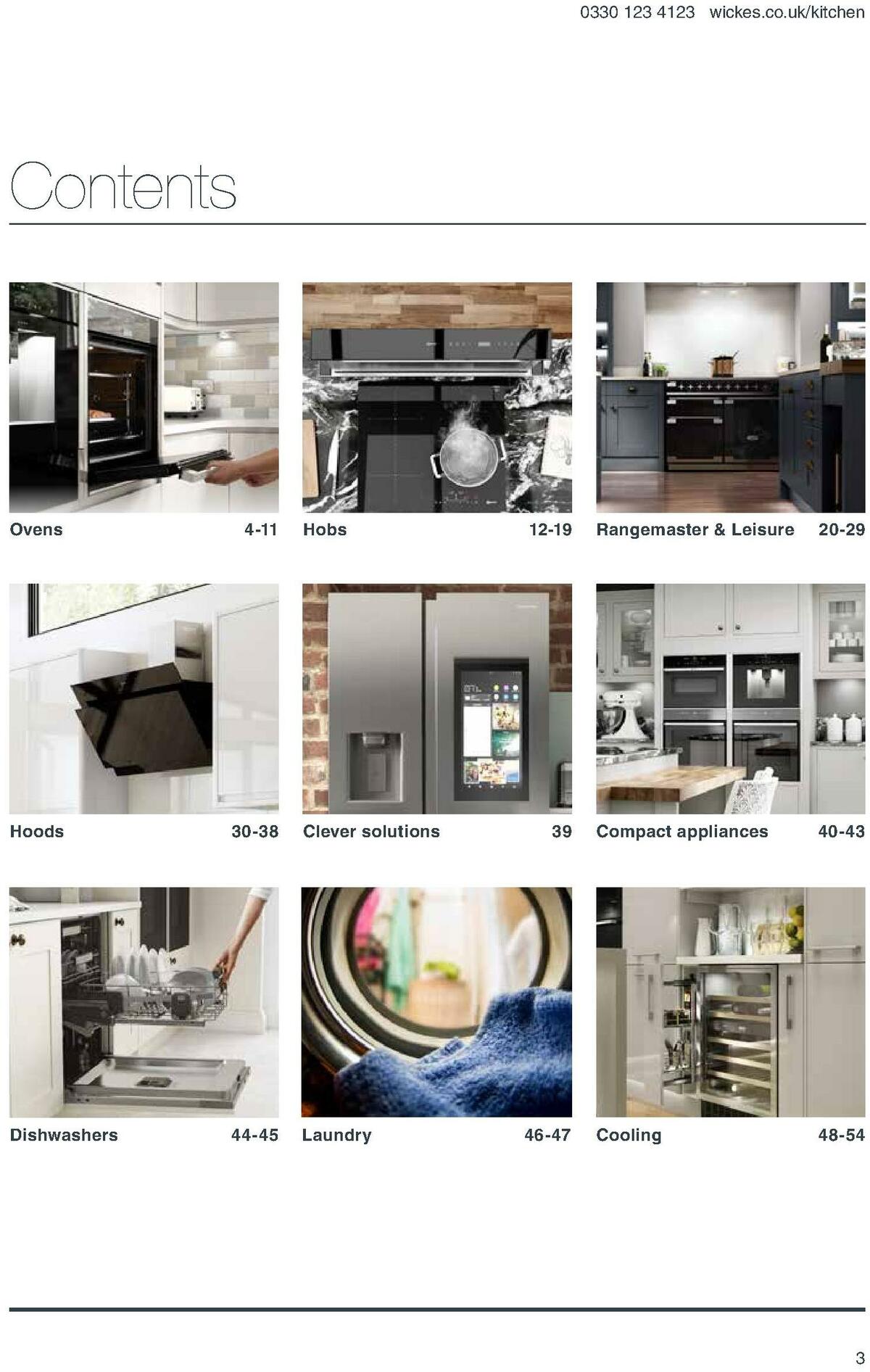 Wickes Kitchen Appliances Brochure from 1 May Page 3