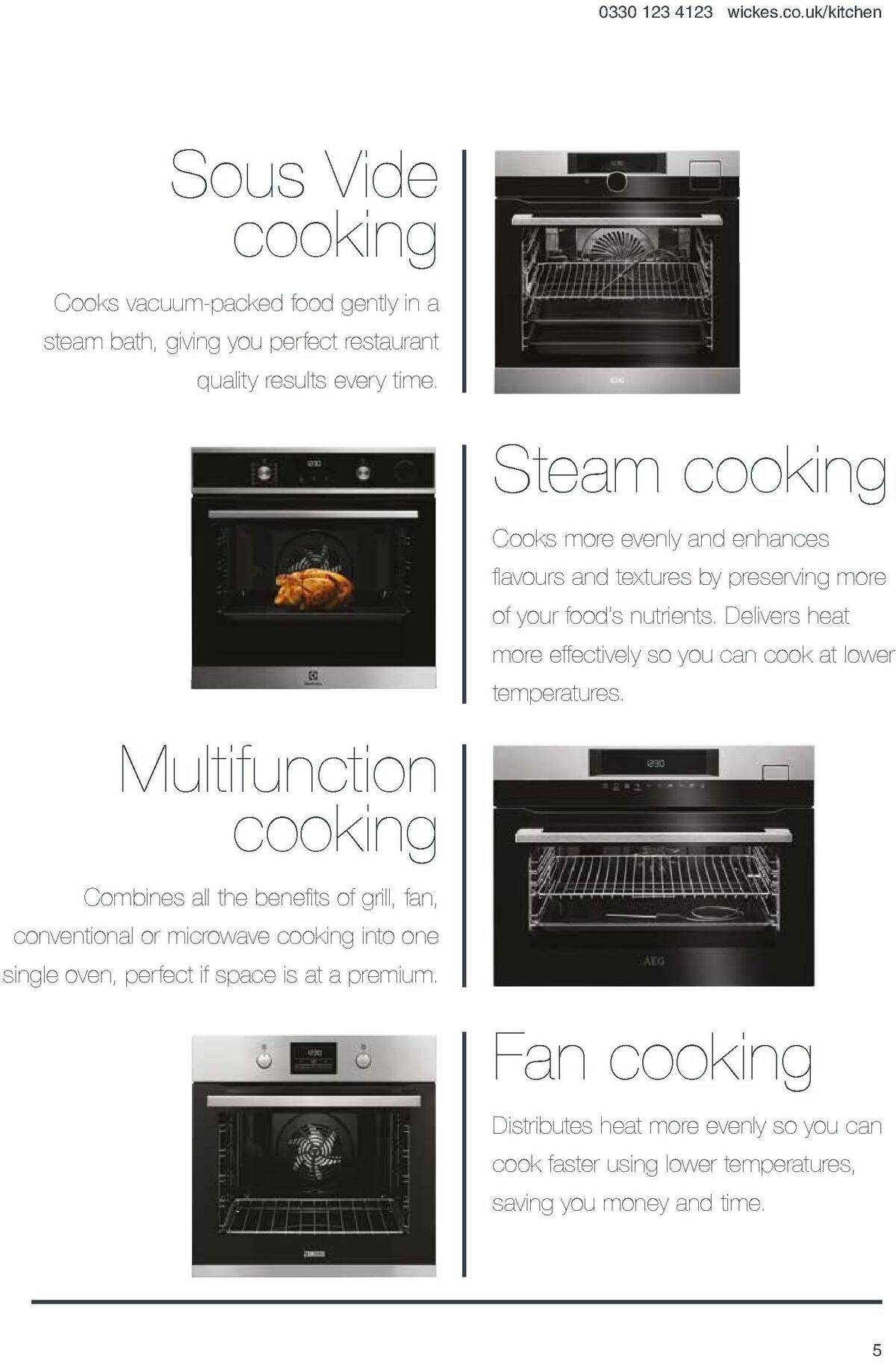 Wickes Kitchen Appliances Brochure from 1 May Page 5