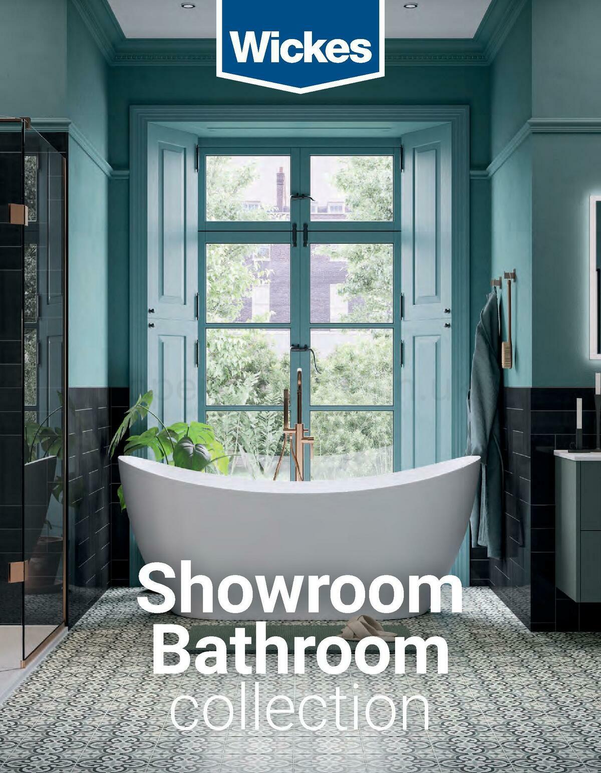 Wickes Showroom bathrooms brochure from 1 June