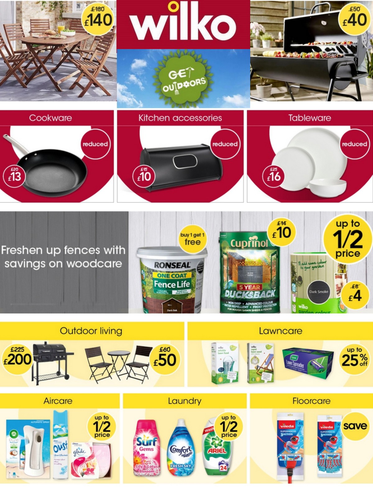 Wilko Best Offers and New Products from 16 May