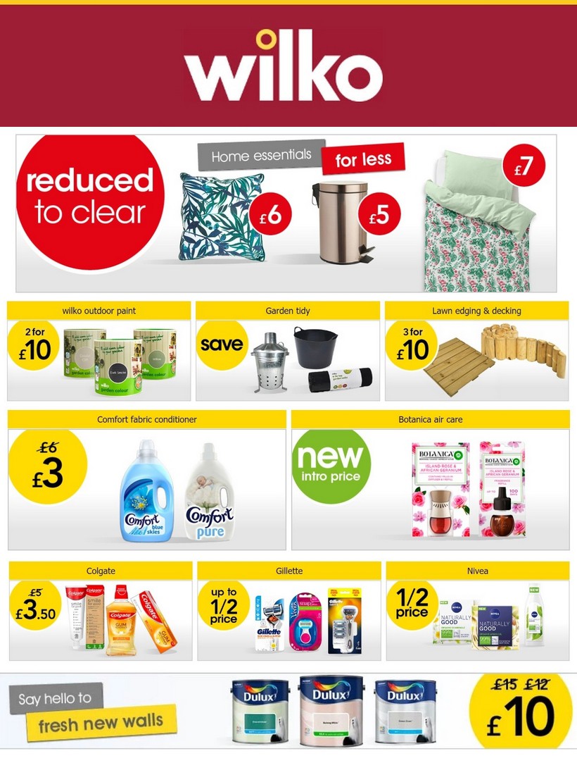 Wilko Best Offers and New Products from 4 March