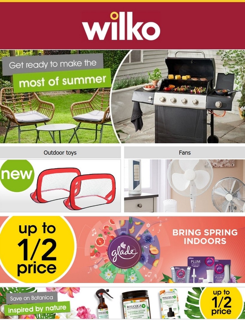 Wilko Best Offers and New Products from 27 May